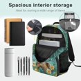 thumbnail image 5 of Yuyamidu Cute Sloth School Bag for Girls Boys Portable Backpack Middle School Book Bags with 2 Side Pockets Large Capacity Daypack School Supplies, 5 of 7