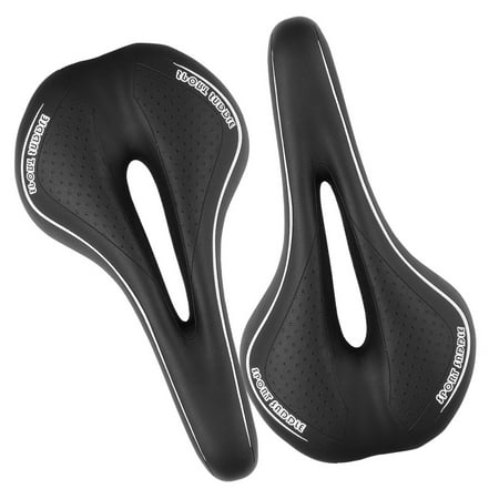 Bike Saddle Mountain Bike Seat Breathable Comfortable Bicycle Seat with Central Relief Zone and Ergonomics Design Fit for Road Bike and Mountain
