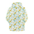 thumbnail image 2 of Xoenoiee Flower Lemon Print Kids Zip Up Hoodie for Girls Boys 8-10 Years Fall Outfits Hooded Jacket with Pocket Teens Youth Athletic Hoodies Long Sleeve Casual Coat Top, 2 of 7