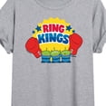 thumbnail image 3 of Toy Story - Ring Kings - Juniors Oversized Graphic T-Shirt, 3 of 5