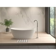 thumbnail image 3 of 24x15" Modern Diatomite Stone Medium Bath Mat in White/Gray, 3 of 5