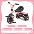 thumbnail image 3 of KORIMEFA Kids Tricycles Age 1 to 4 Years, Toddler Tricycle Kids Trikes Tricycle with Storage Basket, Gift Toddler Bikes, Gift Toys for Boy Girl, 3 of 11