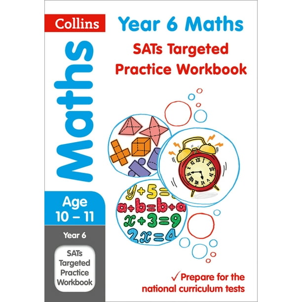collins ks2 sats revision and practice collins ks2 sats revision and practice new 2014 curriculum year 6 maths targeted practice workbook paperback walmart com