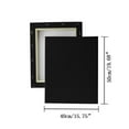 Clearance！Hezzwei DIY Black Oil Painting Canvas Mini And Stretched