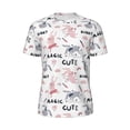 thumbnail image 5 of Wukai Cute Magic Bunny Print Men's Short-Sleeved Mesh T-Shirt,Quick-Dry Short Sleeve Workout T-Shirt-Small, 5 of 8