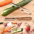 thumbnail image 1 of ¡Ahorra con los Mejores Precios!, Cuchillo pelador de melón de acero inoxidable, utensilio de cocina, pelador de frutas y verduras Akmoler, 1 of 9