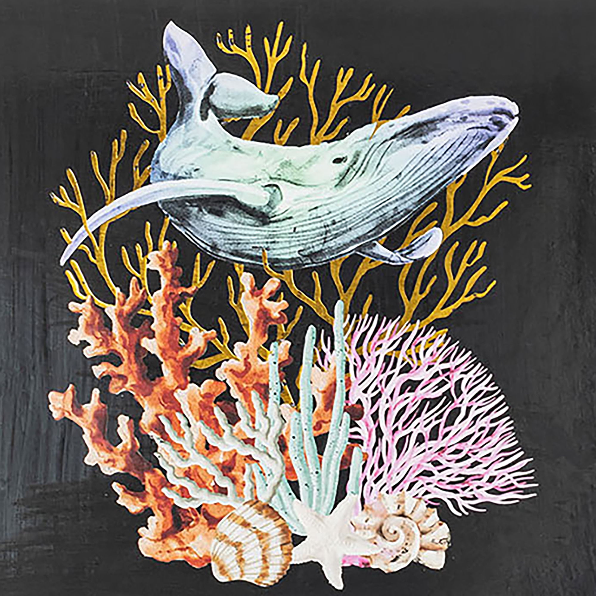 Brea Reese: Scratch Art Paper Pad - Under the Sea - 12 Sheets, 6 Guided Designs, Metallic Accents, Dual-Tip Stylus & Brush, 8x8" Pages, Adult Craft