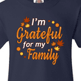 thumbnail image 4 of Inktastic I'm Grateful for my Family in Orange with Fall Leaves Youth T-Shirt, 4 of 5
