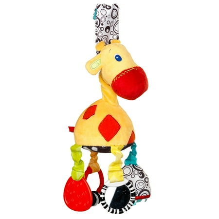 Giraffe Baby Toy - Bright Starts Start Your Senses Sensory Giraffe Take-Along Toy