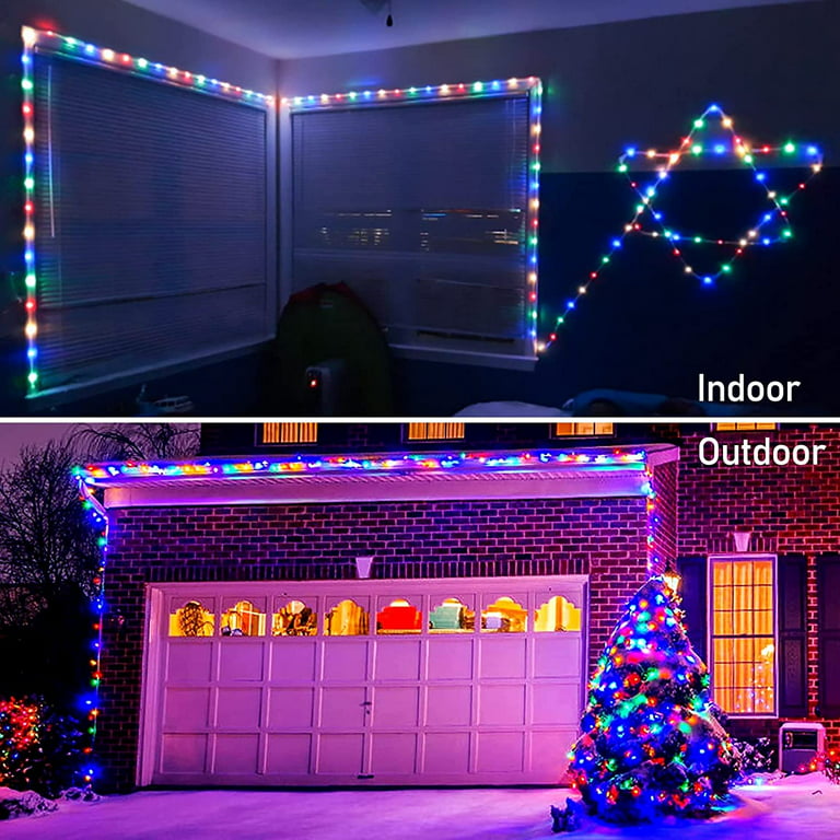 Morttic 2 Pack LED Rope Lights Outdoor, 39 ft 8 Modes Rope Lights Battery  Powered String Lights with Remote Control Waterproof for Bedroom Balcony  Garden Patio Decor (Multicolor) 
