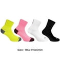 thumbnail image 3 of Calcetines De Ciclismo Calcetines deportivos para ciclismo, cómodos, para hombres y mujeres, calcetines transpirables para correr (negro), 3 of 4
