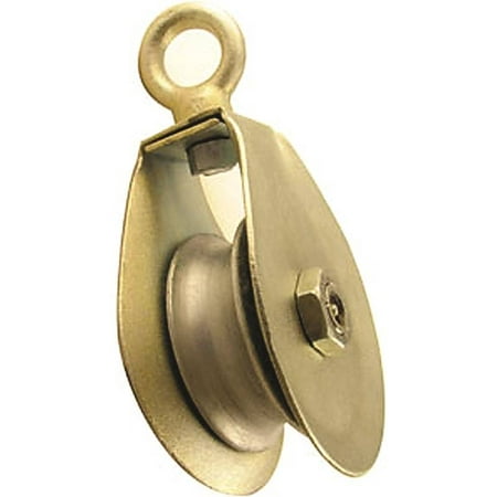 Fehr Bros SM-2 Swivel Eye Pulley, 7/8 in, 2000 lb, Steel, Hot Dip Galvanized