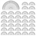 thumbnail image 1 of 200 Transportadores de Plástico para Matemáticas de 180 Grados, Transportadores A Granel para Aula, Juego de Transportadores para Ingeniería., 1 of 5