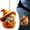 Rabbit, variant on KUMHONW Halloween Ornament (Squirrel on Jack-o'-Lantern), 1 Count