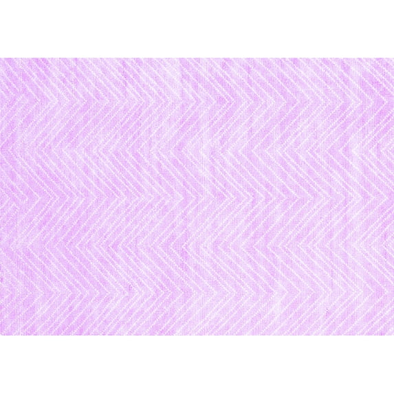 Ahgly Company Indoor Rectangle Solid Purple Modern Area Rugs, 5' x 8'