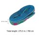 thumbnail image 2 of Flower Embroidery Lace Ribbon for Room Decoration Blue Polyester Cutting 2Set, 2 of 4