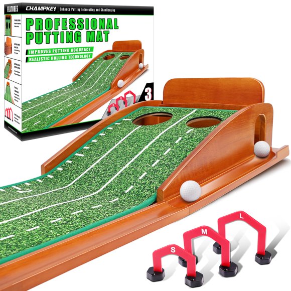 Campo de golf CHAMPKEY Premium para interiores con 3 puertas
