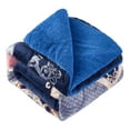 thumbnail image 2 of JML Sherpa Fleece Blanket 3-Piece,Reversible Winter Warm Bed Blanket,Cal King,87"x95", 2 of 6