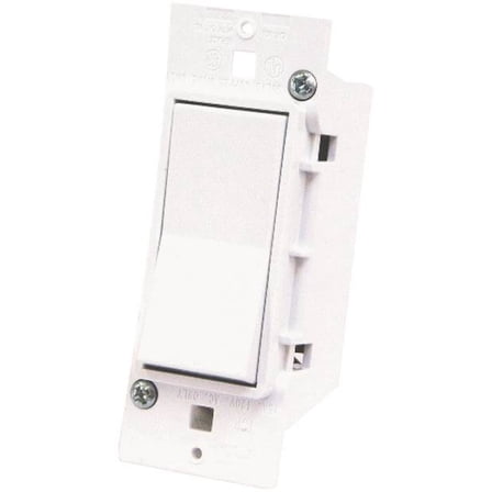 United States Hdw Mfg/U S Hardware Electrical Switch E-119C Rocker Switch - White