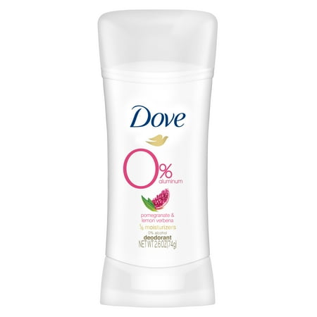 Dove 0% Aluminum Deodorant Pomegranate & Lemon Verbena (Best Non Aluminum Deodorant)