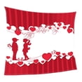 thumbnail image 3 of Manta suave de regalo para San Valentín, cálida para sofá o sillón individual Amantes, 3 of 9