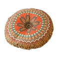 thumbnail image 4 of Cojín de suelo redondo Cojín circular Cómodo Decorativo Ligero Fácil de usar Marrón, 4 of 9