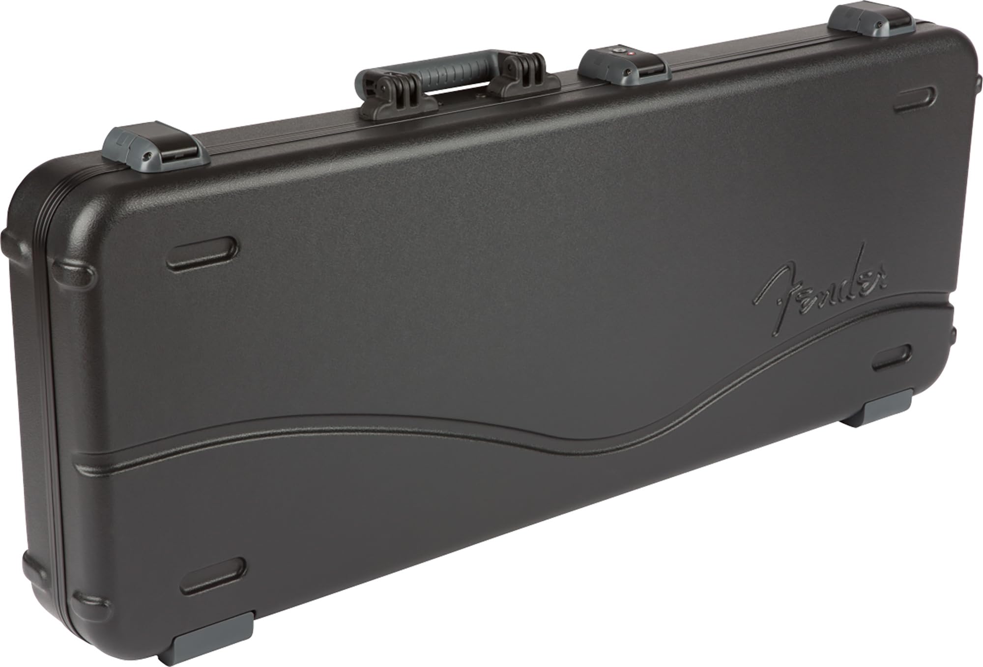 Fender Deluxe Molded Stratocaster-Telecaster Case - Black w/ Strap
