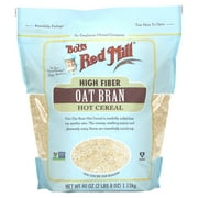 Bob's Red Mill, High Fiber Oat Bran Hot Cereal, GMO-Free, 40 Oz