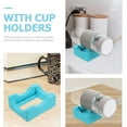 thumbnail image 3 of PTOOTP 2Ud Soporte De Silicona Azul Para Vaso Pequeño Uso Diario Soporte Compacto Para Taza Profesional, 3 of 7