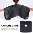 thumbnail image 5 of Hair Cutting Smock Barber Shop Cape Haircut Shawl Black Makeup Comfortable Thicken Aldult Work Clothes Adhesive, 5 of 6