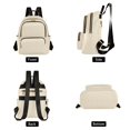 thumbnail image 2 of JIALIOU Mini Backpack Purse for Women Quilted Casual Daypack Small Travel Shoulder Bag, Cream, 2 of 7