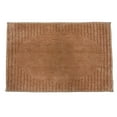 thumbnail image 1 of Home Décor Inc. Naples Microfiber Bathmat – 20" x 30", Brown, Soft & Non-Slip | Bath Essentials, 1 of 3
