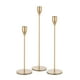 thumbnail image 1 of Portavelas Candeldo de metal dorado, juego de 3, 1 of 7