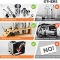 thumbnail image 4 of Yeacher 10pcs Bar Cocktail Set Drink Making Shaker Kit Stainless Mixer Making Gift with Bamboo Rack, 4 of 8