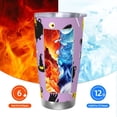 thumbnail image 5 of KLL Cute Halloween Print 40oz Stainless Steel Insulated Car Cup with Spillproof Lid - Keep Your Drink Hot or Cold on the Go-Without Straw, 5 of 8