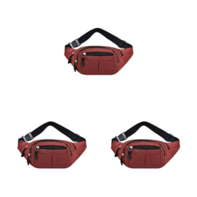 Minnieouse Riñonera de tela Oxford para hombre, con cremallera ajustable, informal, de repuesto, cruzada, en el pecho, para deporte, para viajar, Type1 NO1