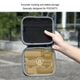 thumbnail image 3 of Matsuzay Estuche portátil negro compacto y portátil con bolsillo 3 para fácil transporte Estuche portátil para cámara Electrónica, 3 of 6