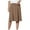 Brown, variant on DuoJiaJ A-Line Midi Skirts for Women High Waist Knee Length Casual Flared Flowy Skirt Green L