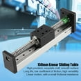 thumbnail image 3 of Linear Sliding Table, High Precision Aluminum Linear Stage Slide Table with Small Frictional , NEMA 23 Motor, Stroke 150mm, 3 of 7