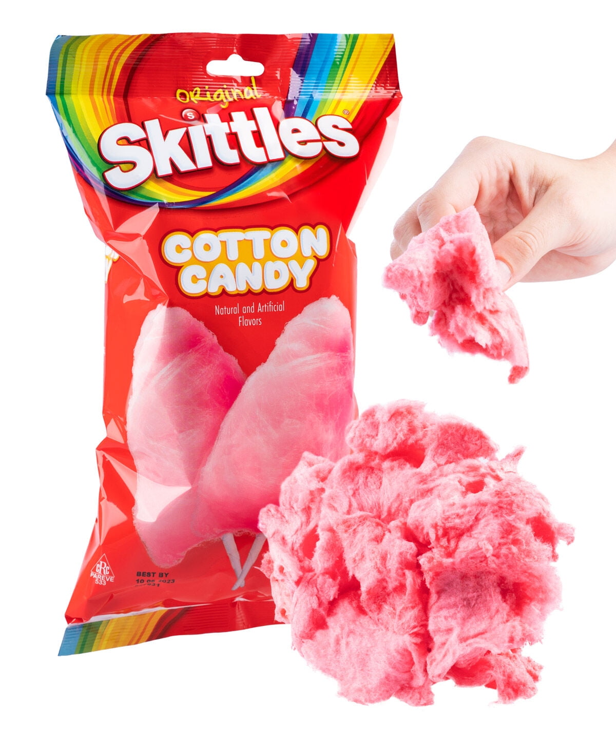 Skittles Cotton Candy Cotton candy flavored like the popular rainbow
