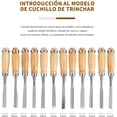 thumbnail image 2 of Herramienta de Talla de Madera, 12 Piezas de Cinceles para Tallar, Gubias para Tallar Madera, Juego de Formones para Principiantes Y Profesionales Escultores, 2 of 4