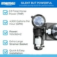 thumbnail image 6 of Swimline 70 Sq Ft Sure Flo AG Pool Cartridge Filter System with Pump, 6 of 8