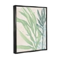 thumbnail image 3 of Stupell Industries Flowing Seaweed Underwater Plant Graphic Art Jet Black Floating Framed Canvas Print Wall Art, Design by June Erica Vess, 3 of 6