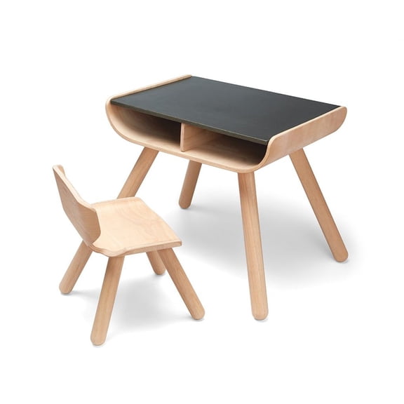 PlanToys Table  Chair - Black