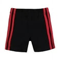 thumbnail image 4 of Hudson Baby Boy Shorts Bottoms 4-Pack, Red Black, 2 Toddler, 4 of 6