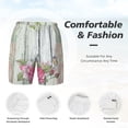 thumbnail image 5 of Balery Vintage Wood with Floral Mens Swim Trunks Swim Shorts for Men Quick Dry Inseam Beach Shorts with Compression Liner Pocket-3X-Large, 5 of 9