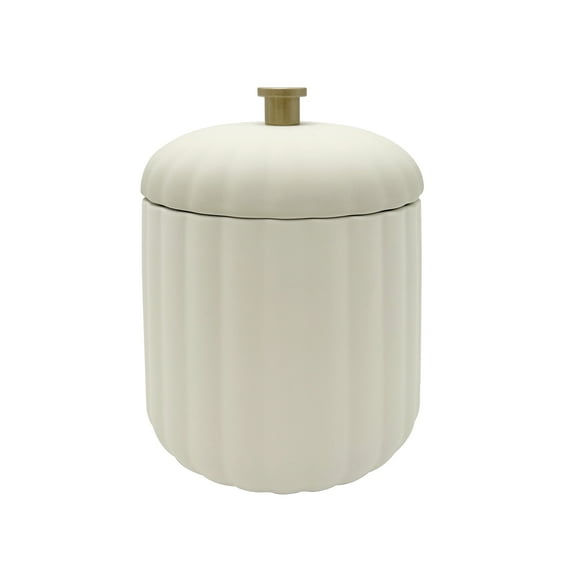 Beautiful By Drew Barrymore Bathroom Canister- Off White