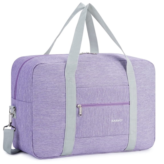 Lightweight Foldable Duffel Bags for Spirit Airlines Personal Item Bag 18x14x8 Underseat Carry on Waterproof Travel Tote Handbag with Shoulder Strap