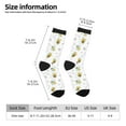 thumbnail image 2 of Cauagu Bee Print Crew Socks for Women and Men,Adult Athletic Running Socks 1-Pair Sports Socks Work Gear Socks with Moisture Wicking, 2 of 6