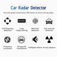 thumbnail image 3 of Detector de radar de Velocidad del AutomÓVIL, Deteción de Largo Alcance de la Voz en Tiempo Detector real de radar de Automóvil Anti interferencia Universal 360 Párrica, 3 of 7